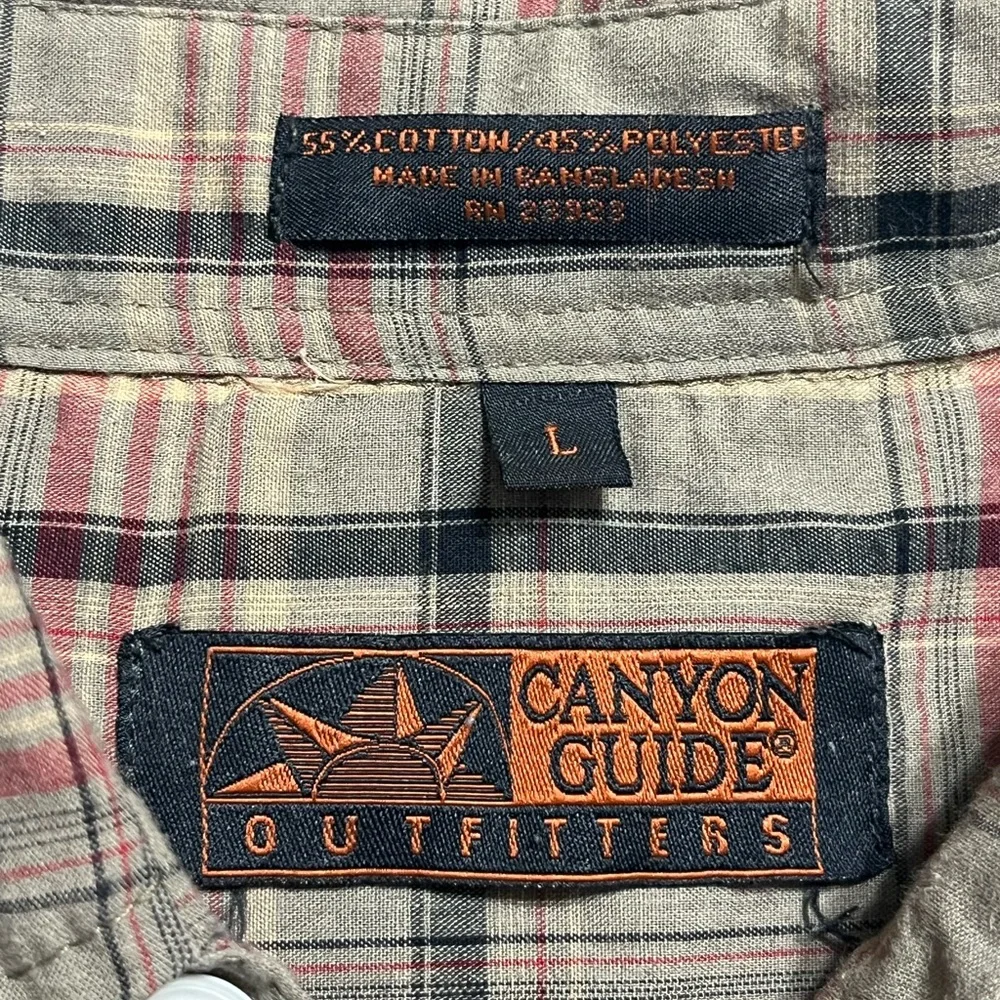 Canyon Guide short-sleeve Western-style pearl snap shirt - Picture 6 of 8